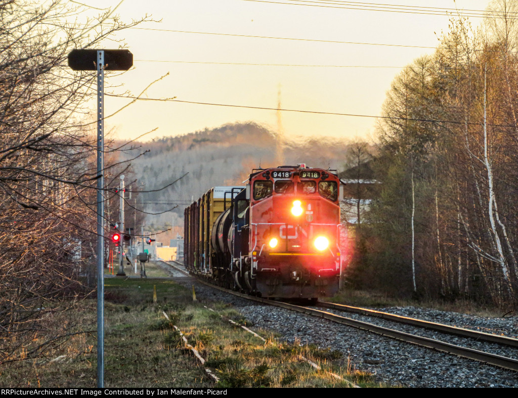 CN 9418 leads 559 return at MP123